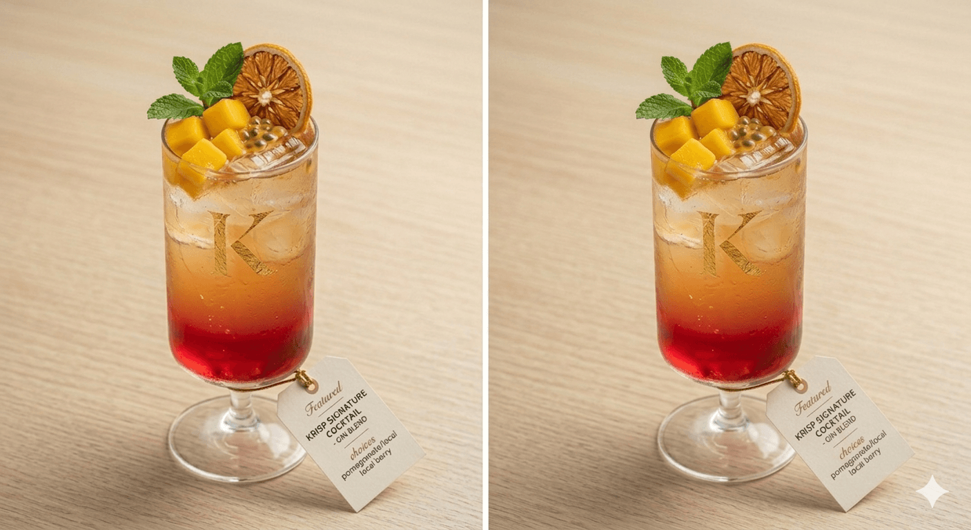 Krisp signature cocktail